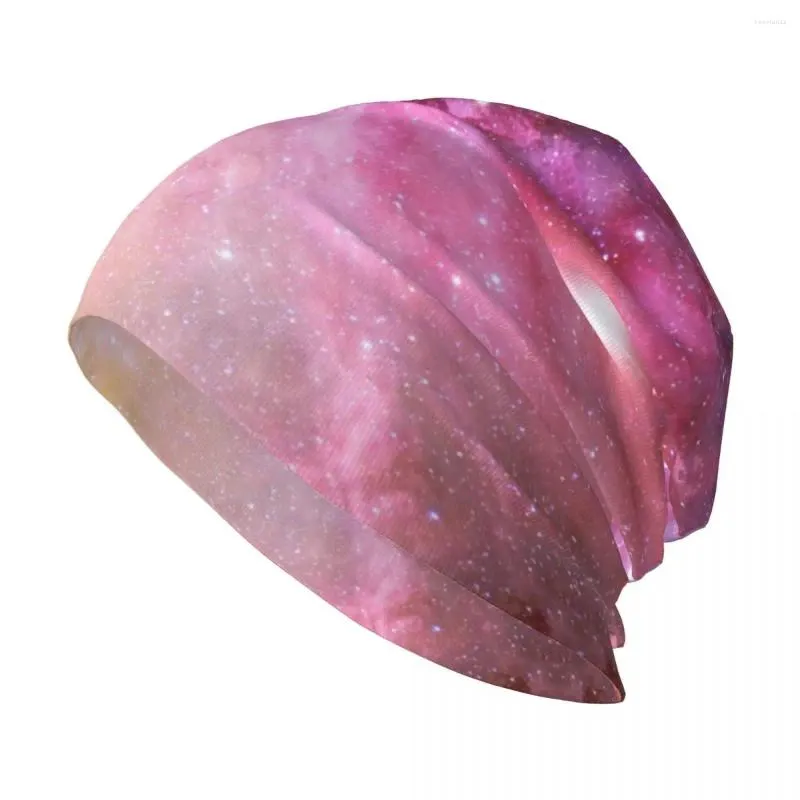 Berets Galaxy Nebula Stilvolle Stretch-Strick-Slouchy-Beanie-Kappe, multifunktionale Totenkopfmütze für Männer und Frauen