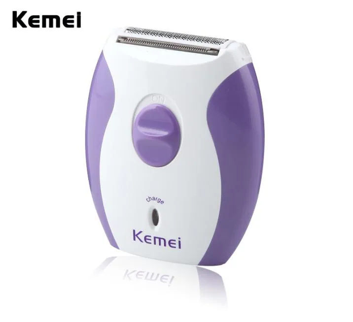 KEMEI KM280R Kvinnor Uppladdningsbar epilator Little och Dainty Feminine Electric Lady Shaver Hair Removal Rakprodukter2512436