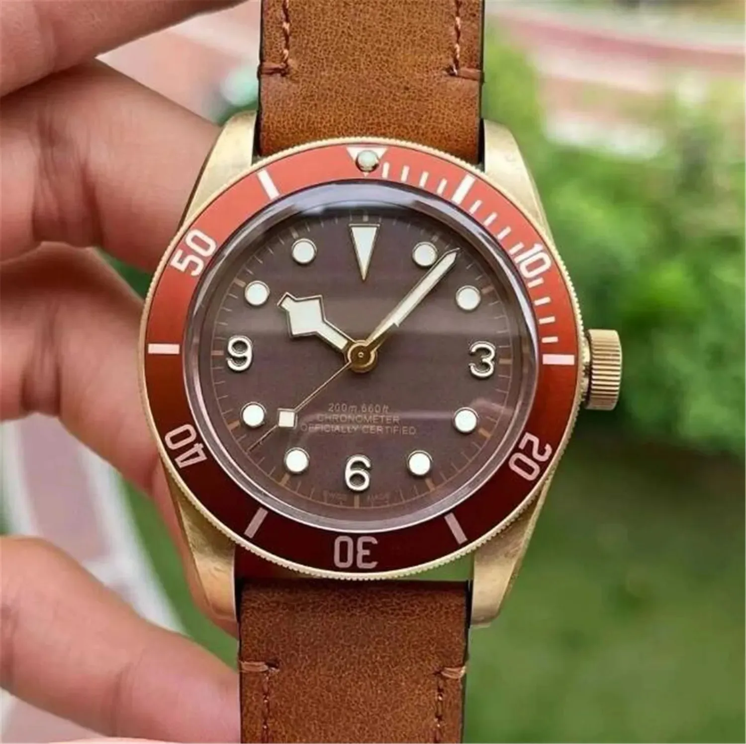 Top AAA Black Bay Quality Watch Ceramic Bezel Swiss Watch Bronze Series Automatic Mechanical Sapphire Luminous Geneve Watches Men's Large Dial Gift Montre De Luxe