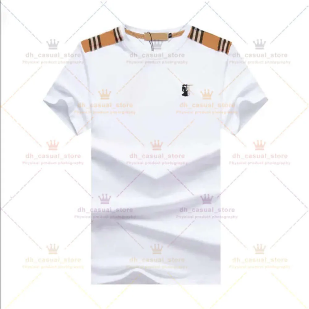 Designer T Shirt Estate Europa Parigi Polo American Stars Moda Uomo Magliette Star Satin Cotton T-shirt casual Donna Mans Tees Nero Bianco M-3XL T-shirt 840