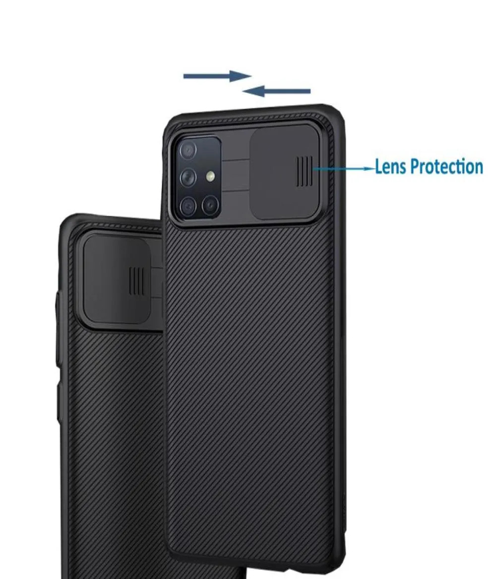 Camera Protection Slide Protect Cover for Samsung Galaxy S21 S20 Plus S21 Ultra NOTE20 S21PRO Phone Case TPU PC Sliding window Sam1885010