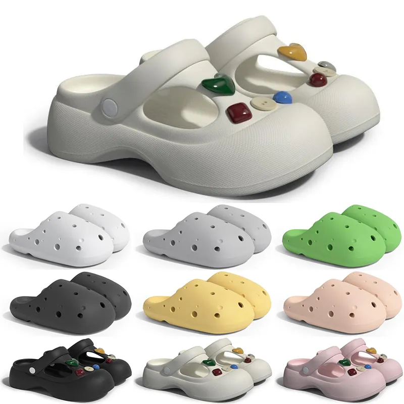 Ücretsiz Gönderi Tasarımcısı 2 Slaytlar Gai Sandalet için Bir Sandal Mules Erkek Kadın Terlik Eğitmenleri Sandles Color22