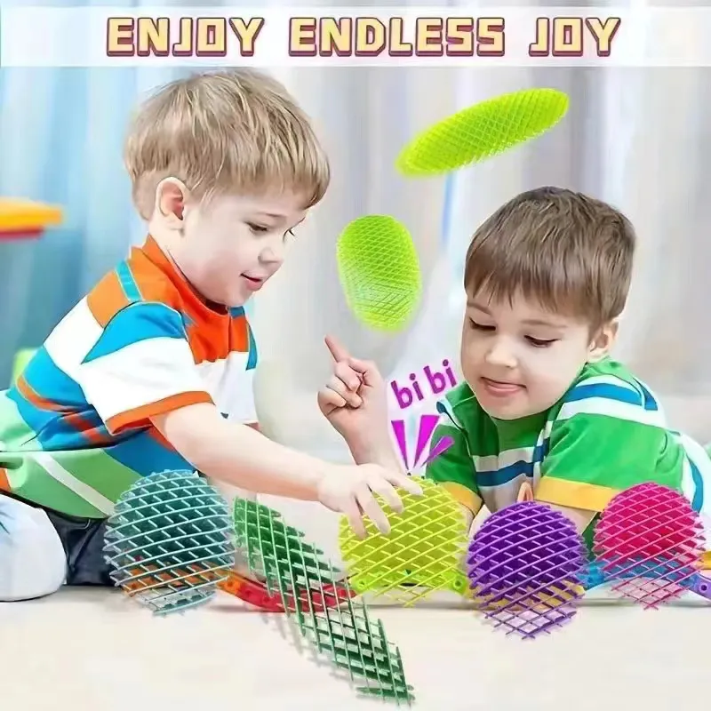 Zappelspielzeug Wurm Dekompression Spielzeug deformierbares Plastikschrapnel Sensory Toy Potato Palm Play Prise Squeze Erwachsene Kinder Spielzeug Überraschung Geschenk