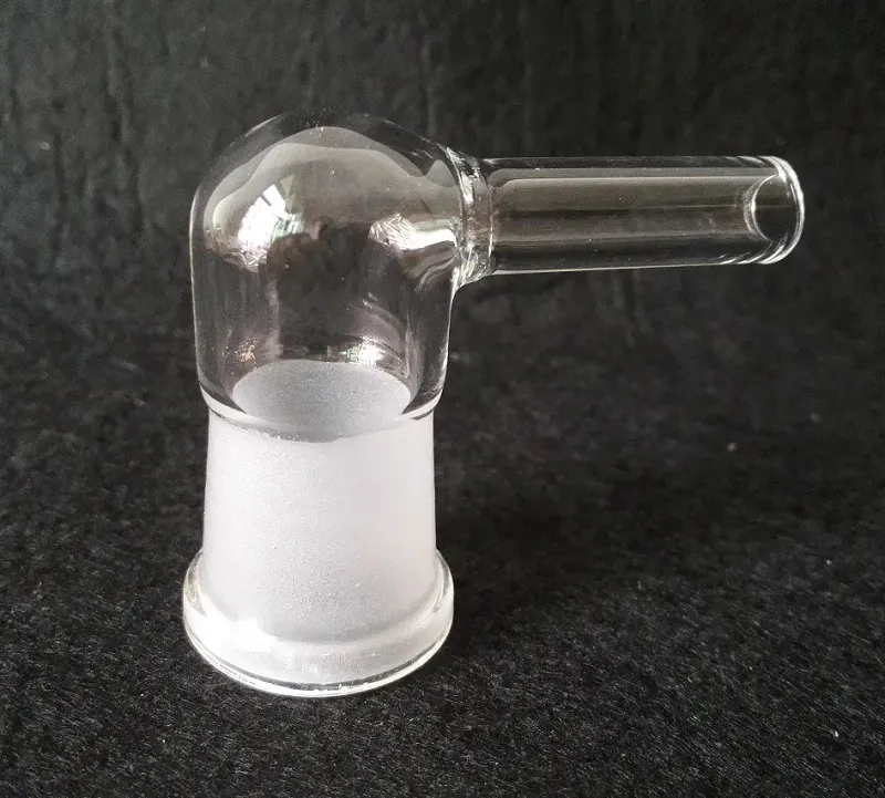 Adaptateur de fouet à vapeur en verre, 14mm, 18mm, 19mm, femelle ou mâle, grand tuyau à 90 degrés, en stock ZZ