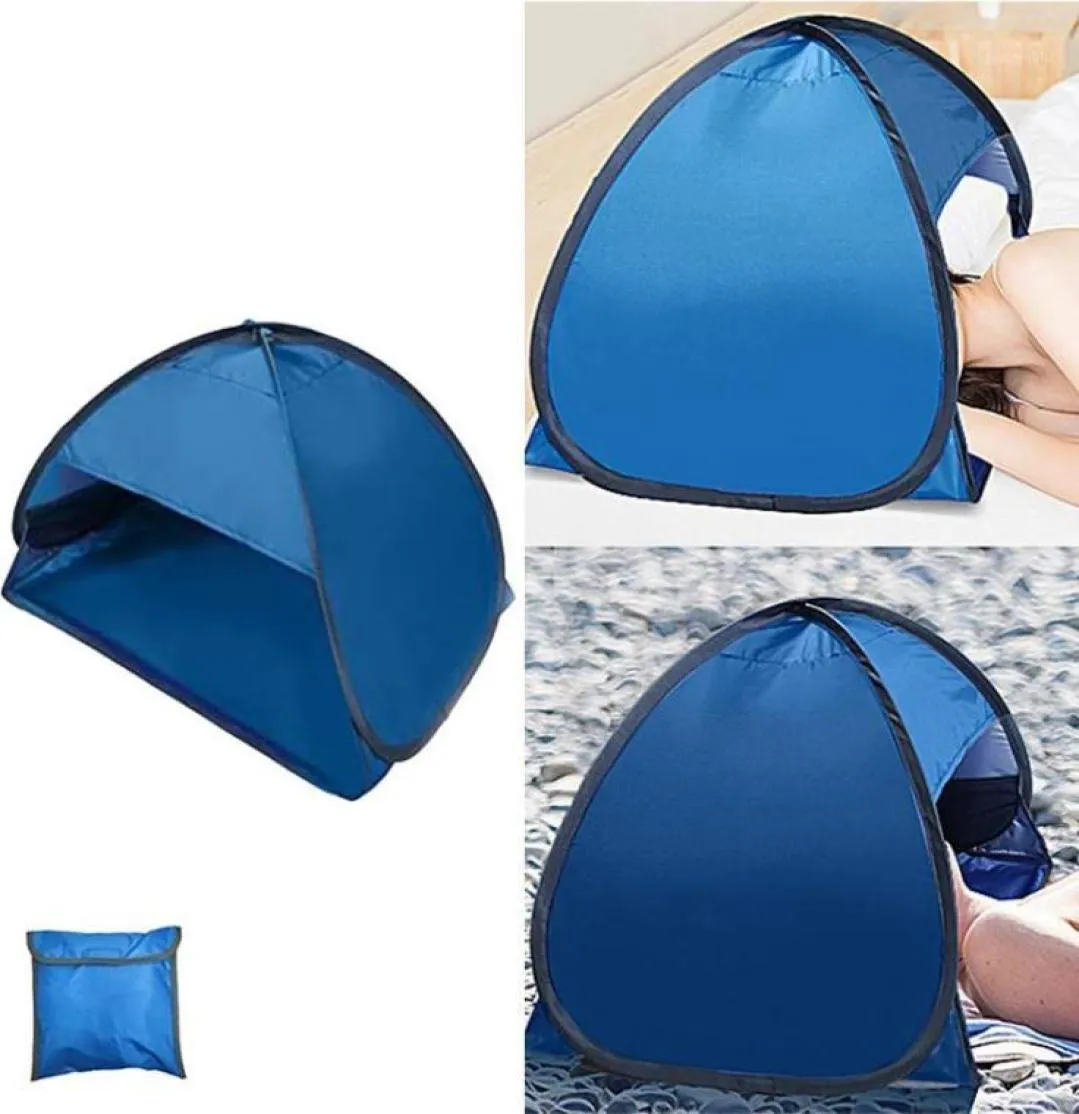 Summer Beach Sunshade Namiot Uvrotecting Sunshelter Automatic Otwarte przenośne na świeżym powietrzu namiot kemping