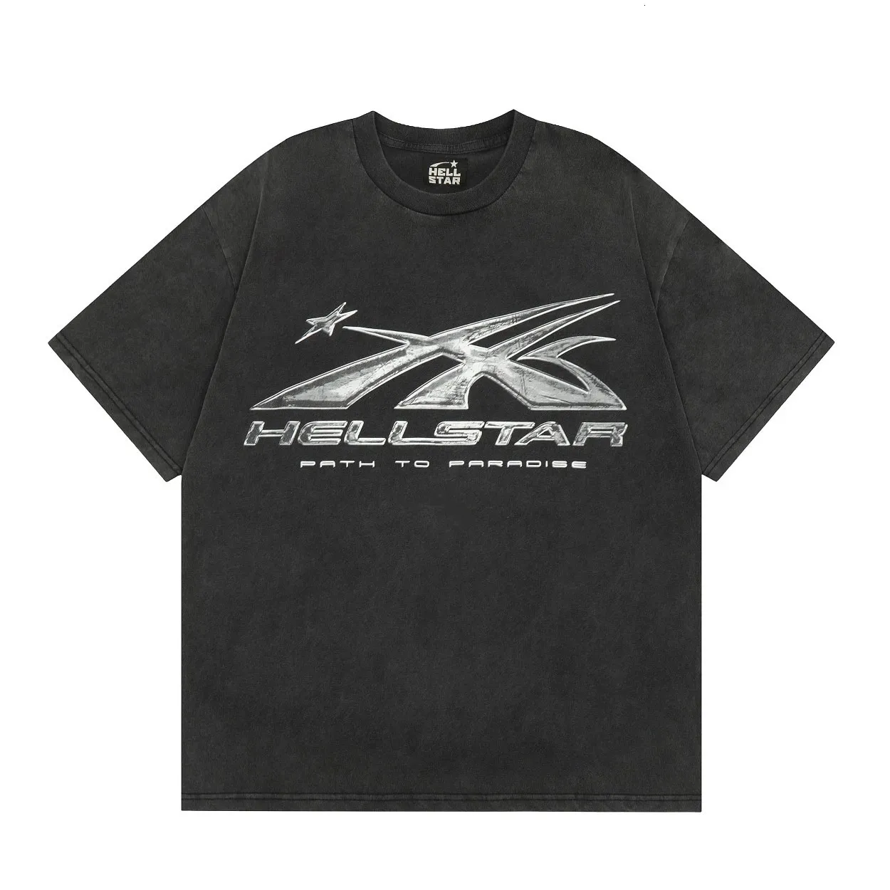 Hellstar été nouveau haut à manches courtes pour femmes décontracté ample coton T-shirt hip-hop taille surdimensionnée 240305