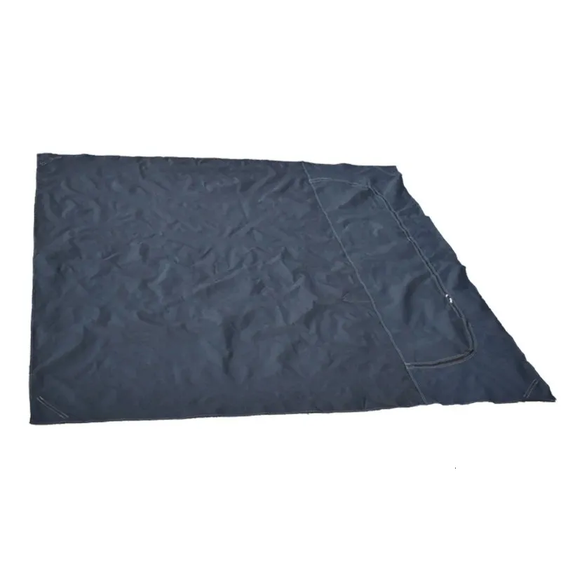 Winter-Eisfischerzelt, entsprechende Bodenmatte, Outdoor-Camping, wasserdicht, staubdicht, Unterlage mit Loch, 180 cm, 200 cm, 240 cm, sechseckig, 240223