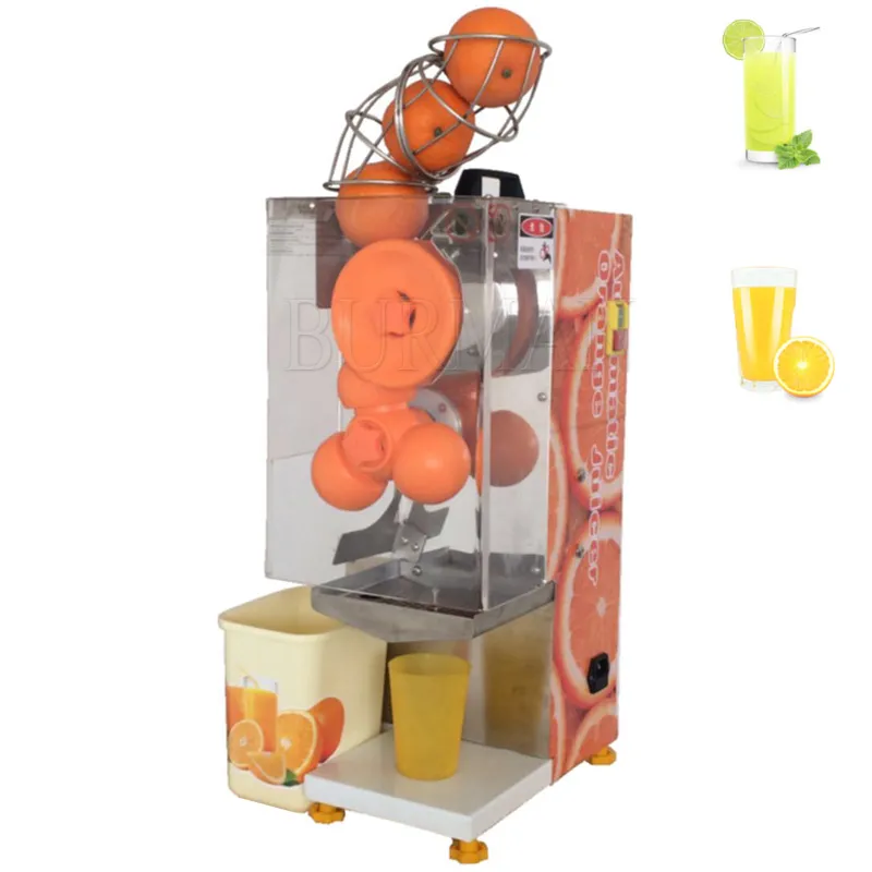 Commercial Juicer Electric Orange Squeezer Food Grade Material Pull Out Typed Filter Box Durable Press Machine For Stores