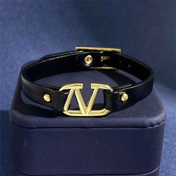 Designer mulher homens pulseira v marca de moda luxo carta v metal pulseiras de ouro feminino homem valentinolies pulseira aberta jóias presente 30