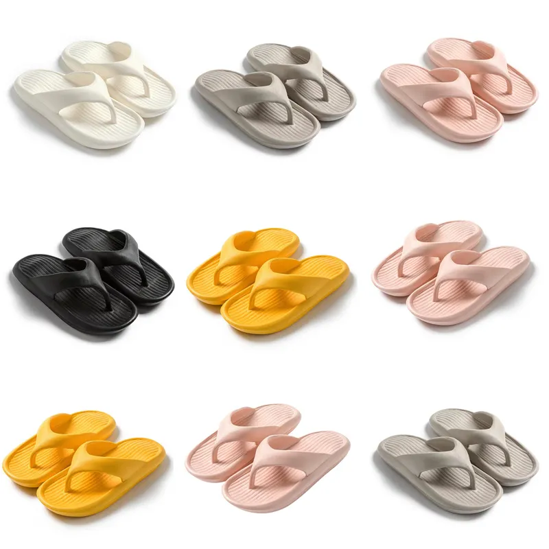 summer new product free shipping slippers designer for women shoes White Black Pink Yellow Flip flop slipper sandals fashion-014 womens flat slides GAI outdoor shoes
