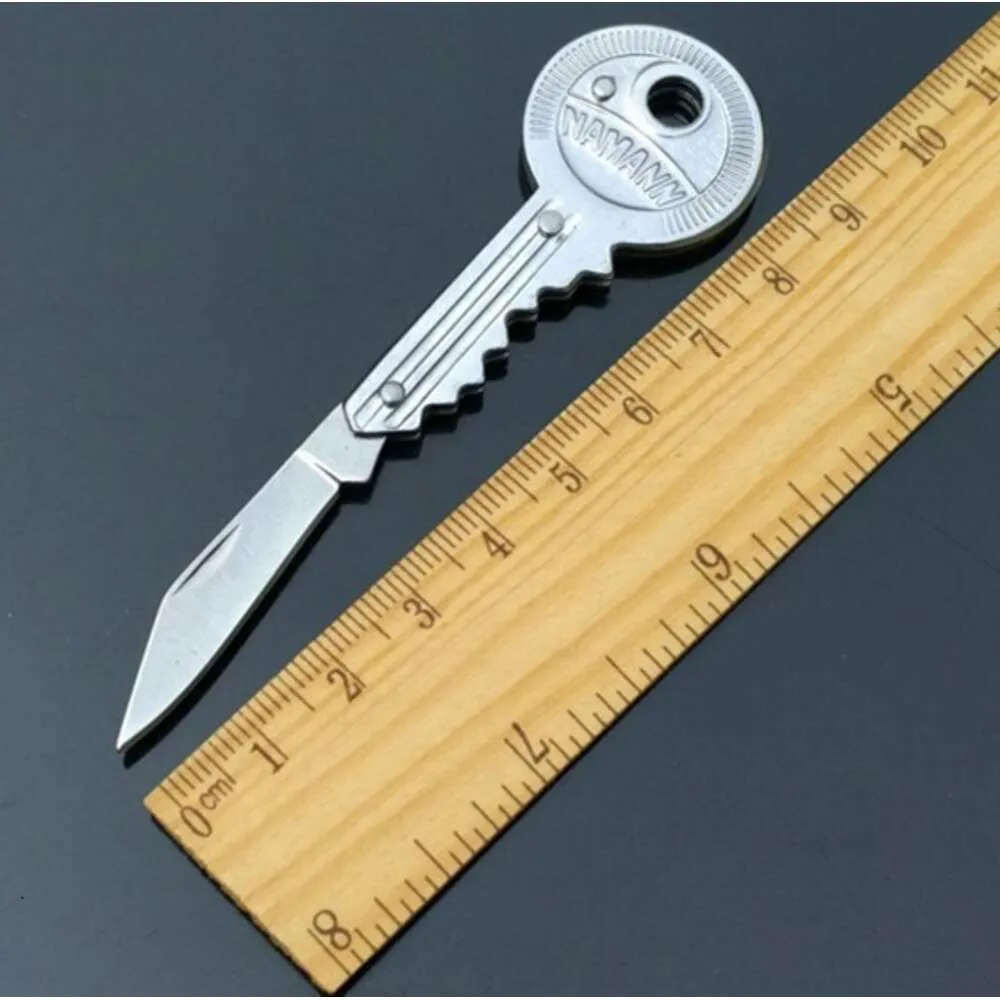 Outdoor Multifunctional Portable Key Stainless Steel Foldable Small Knife, EDC Tool, Camping Survival Equipment 945231