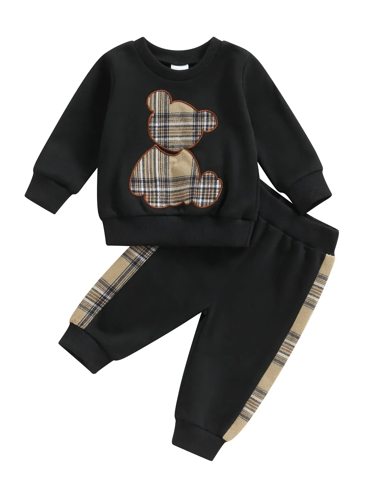 Vestidos para bebês recém-nascidos, roupas de inverno para meninas, manga comprida, coelho bordado, suéter, vestido e leggings, conjunto de 2 peças