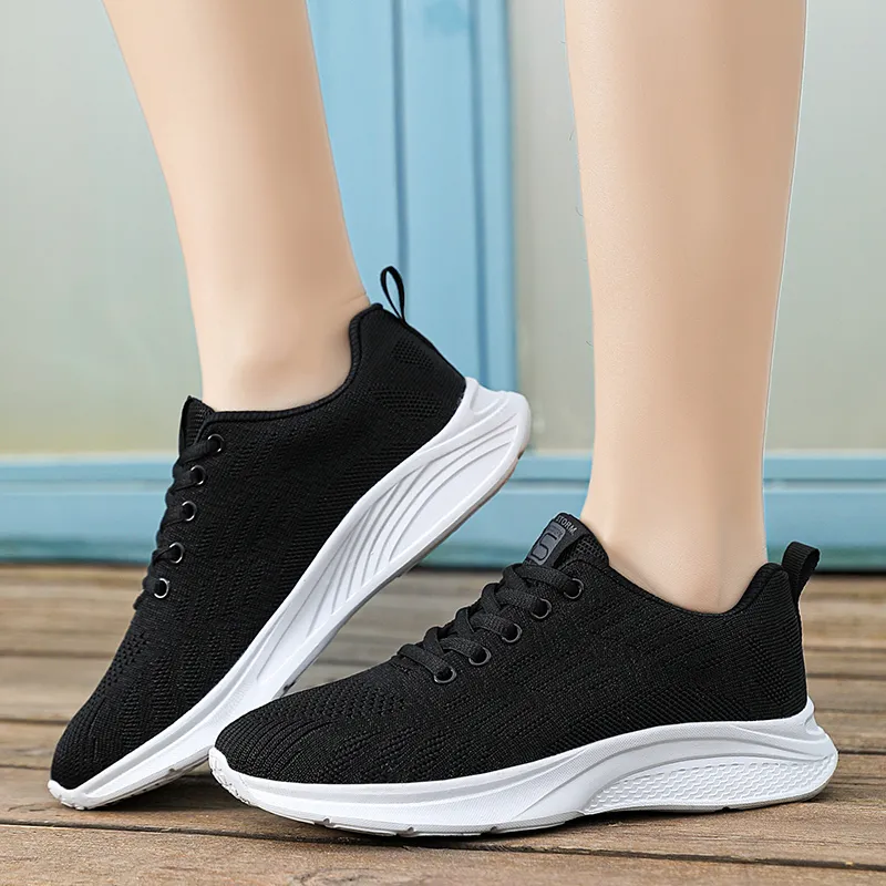 أحذية غير رسمية شائعة للرجال للنساء الأسود الأزرق الرمادي Gai Gai Treasable Sports Trainer Sneaker Color-75 Size 35-42