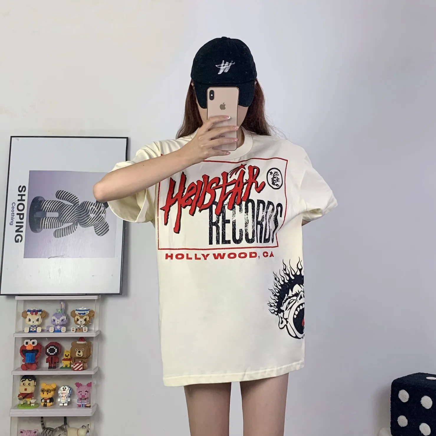 Футболка Рубашка Мужские футболки Дизайнерская одежда Футболка Мужские футболки с рукавами Мужчины Женщины Высококачественная уличная одежда Хип-хоп Мода Белая футболка Hell Star Hellstar Short