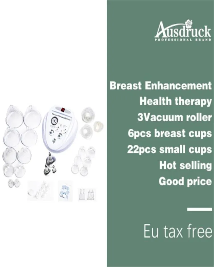 Helt ny vakuumterapi Bröstfirma Massager Bust Shaper Breast Care Beauty Device EU Tax 8664502