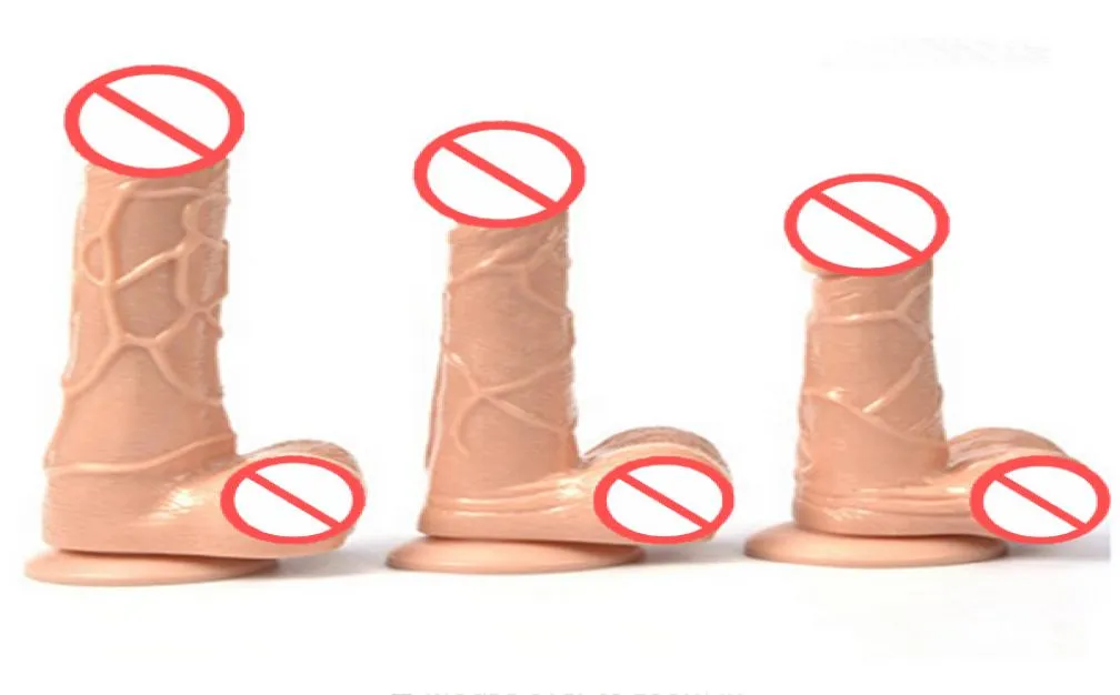 Dildo Vibrator Mannelijke Kunstmatige penis speeltjes voor vrouwen Vrouwelijke handmatige masturbatie apparaat Realistische Dildo sex product voor koppels5855290