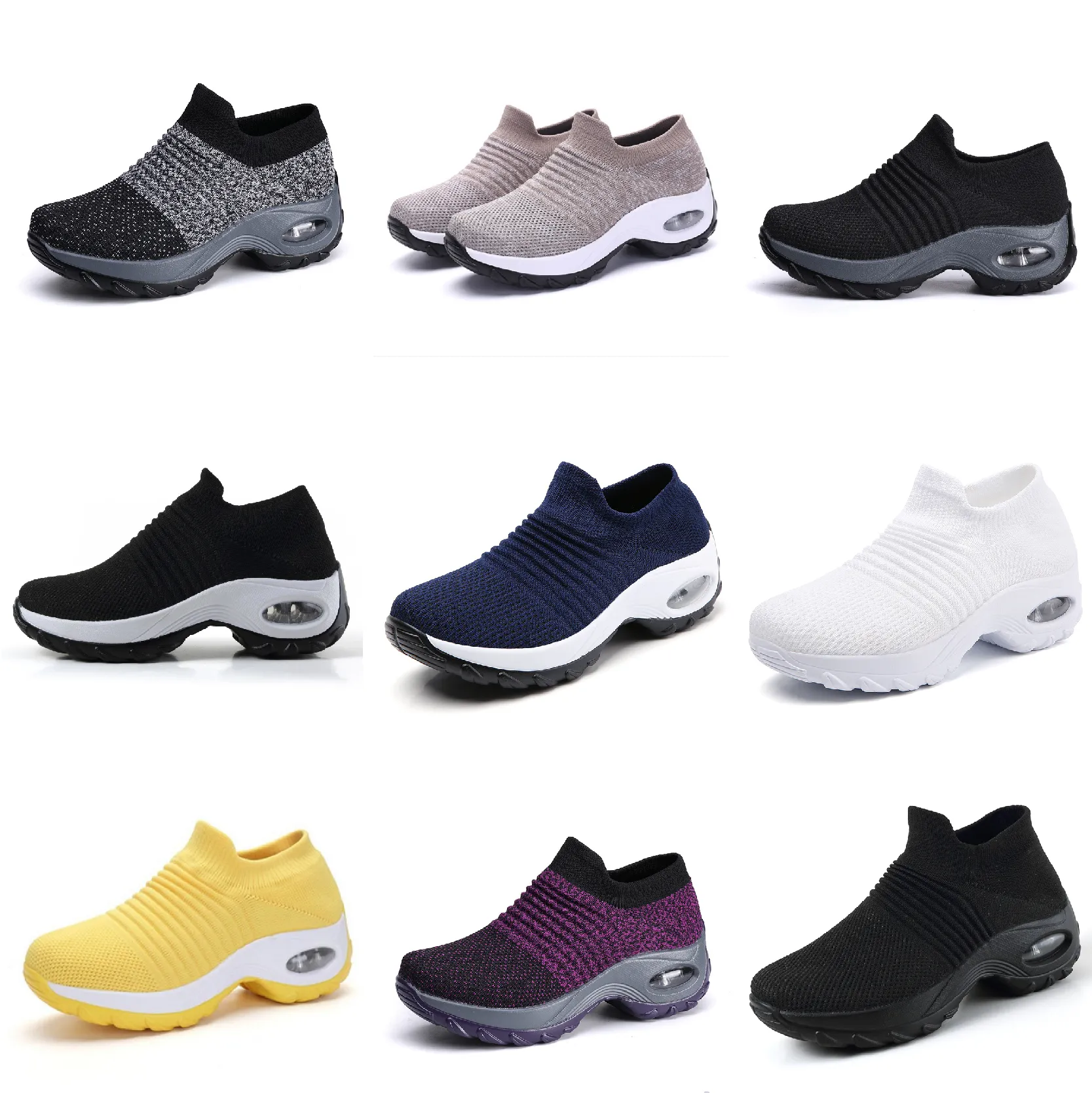 GAI Sports and leisure high elasticity breathable shoes, trendy and fashionable lightweight socks and shoes 41