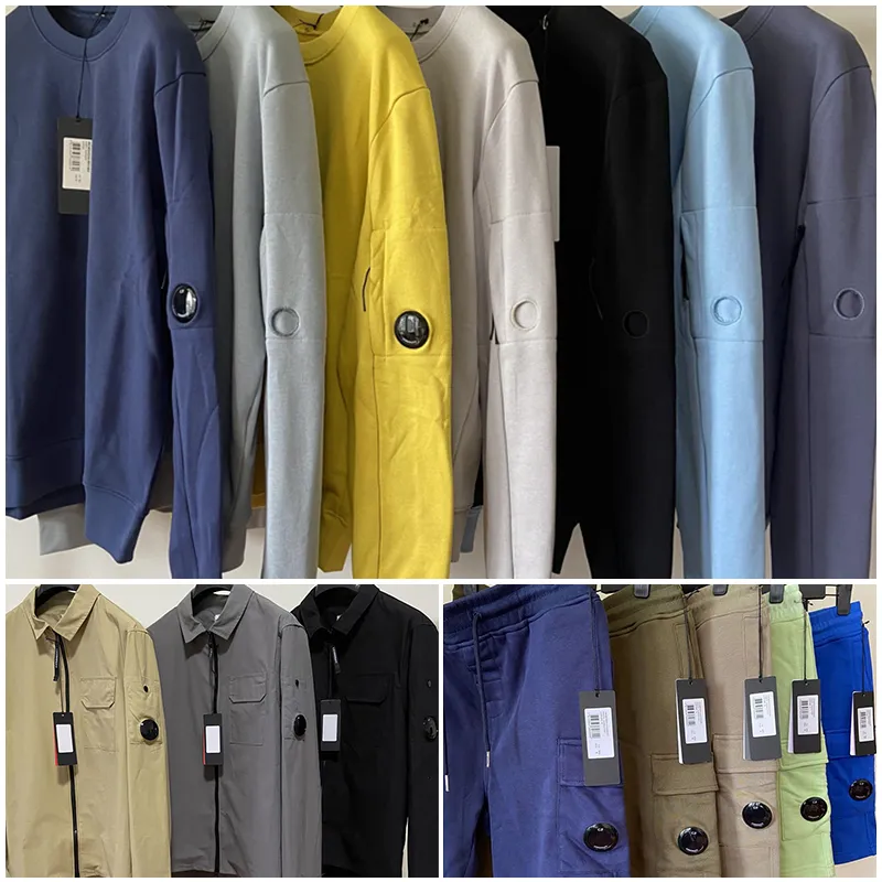 CP Shorts Designer felpa con cappuccio a maniche lunghe Selmo Spacco Abbigliamento Pullover Men Giane One lenti camicie a labbra CP CP UTILITY OGGIITTÀ DELLA SCHEGGIO SHOACH PANTANI