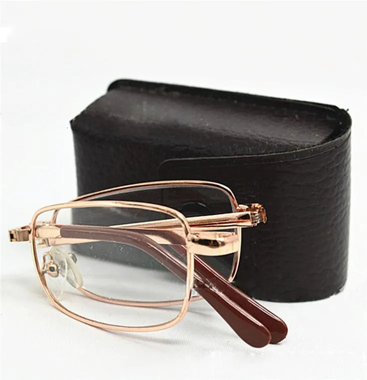 Mini lunettes de lecture pliantes lentilles hommes femmes ultralégères montre lunettes 15 35 mince pliable Small9122551