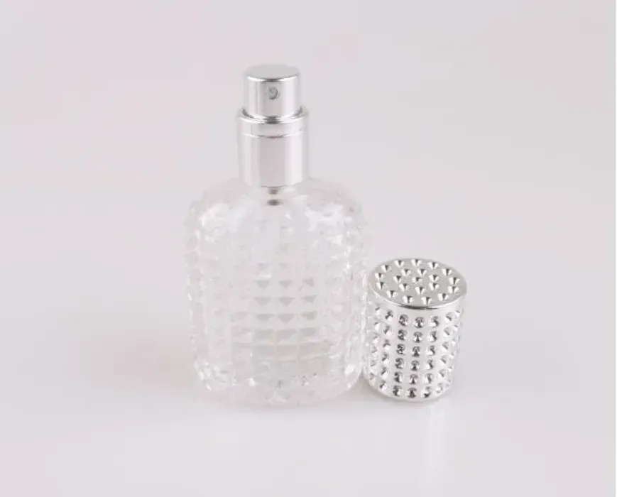 30ml 50ml New Style Pineapple Portable Glass Perfume Bottle With Spray Empty Parfum Case With Atomizer For Cosmetic