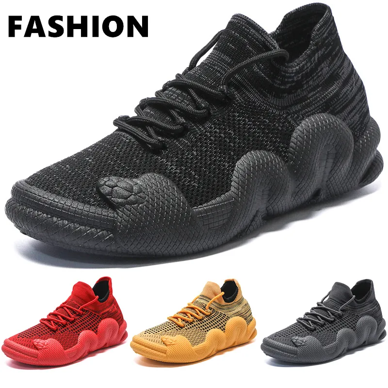 Chaussures de course hommes femmes noir rouge jaune gris baskets de sport taille 36-45 GAI Color16