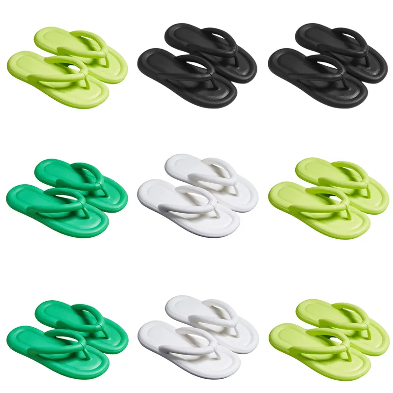 Verão novo produto chinelos designer para sapatos femininos branco preto verde confortável flip flop chinelo sandálias moda-027 mulheres plana slides gai sapatos ao ar livre