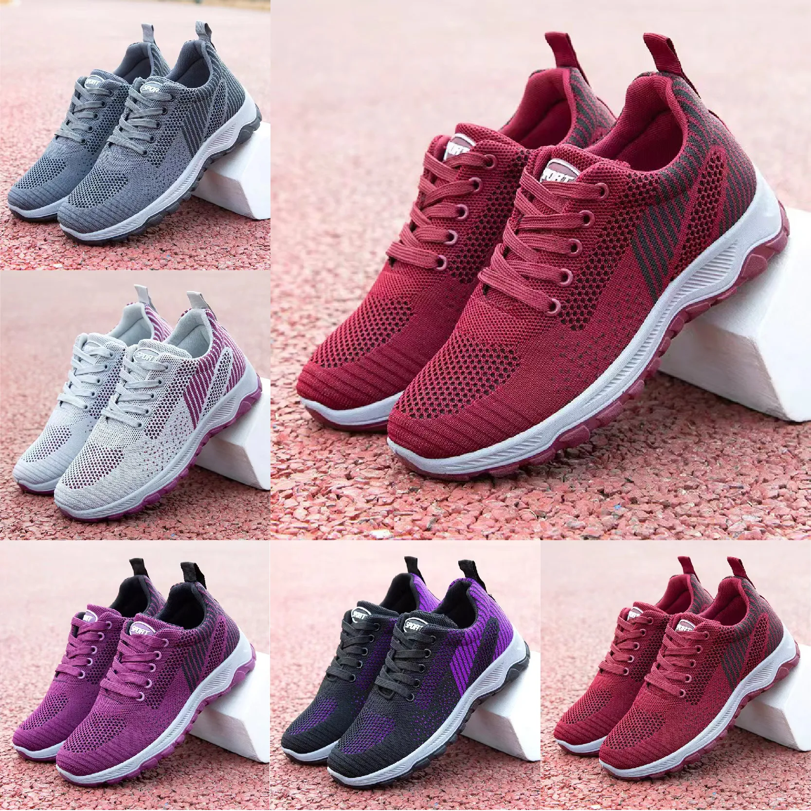 Sports shoes for male and female couples fashionable and versatile running shoes mesh breathable casual hiking shoes 225 trendings