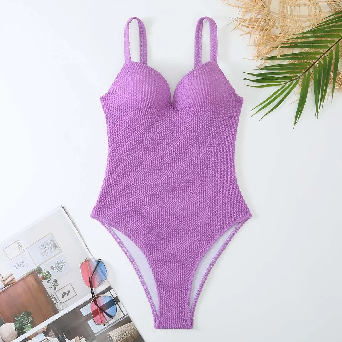 Badmode 2023 Push Up Badpak Vrouwen Een Stuk Effen Badmode Vrouwelijke Bodysuit Zwemmers Zwemmen Zwemmen Pak Zomer Beachwear