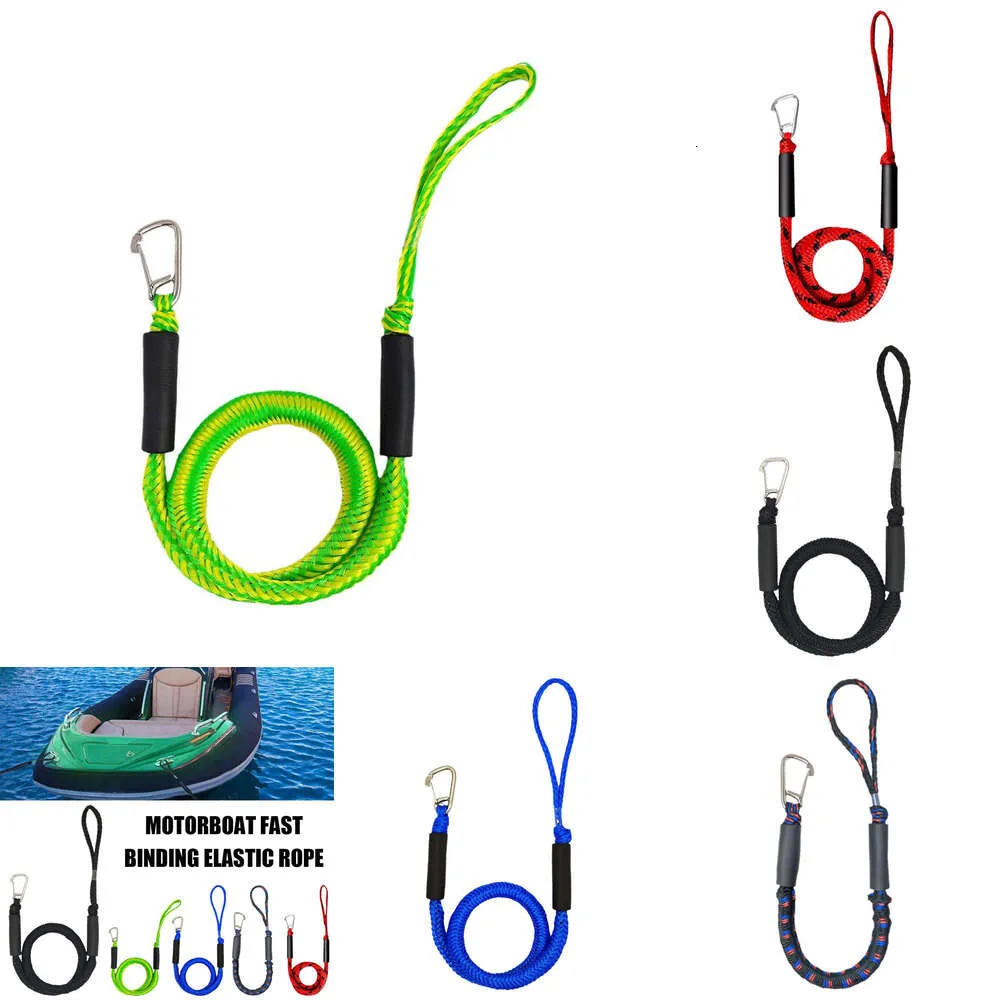 New 1 Pcs Motorboat Yacht Dock Elastic Hook Line Sheepskin Bunge Bind Fast Rope J9o5