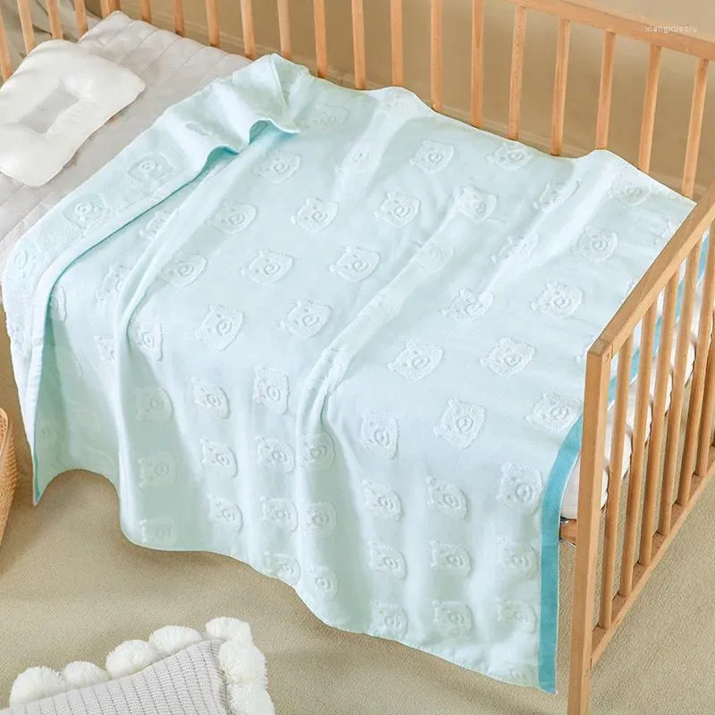 Blankets Muslin Baby Blanket Cotton Thick Babies Accessories Born Swaddling Autumn Swaddle Bedding Receiving