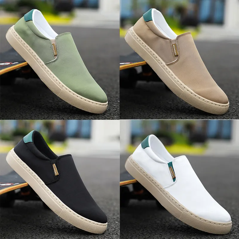 Solid Black White Casual Color Shoes Khaki Jogging Walking Low Mens Womens Sneaker Classical Trainers Gai 431 WO