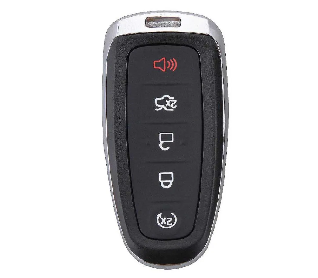 Garanterad 100 5 knappar Nytt ersättningsnyckel för Ford Smart Remote Case Pad 8119372