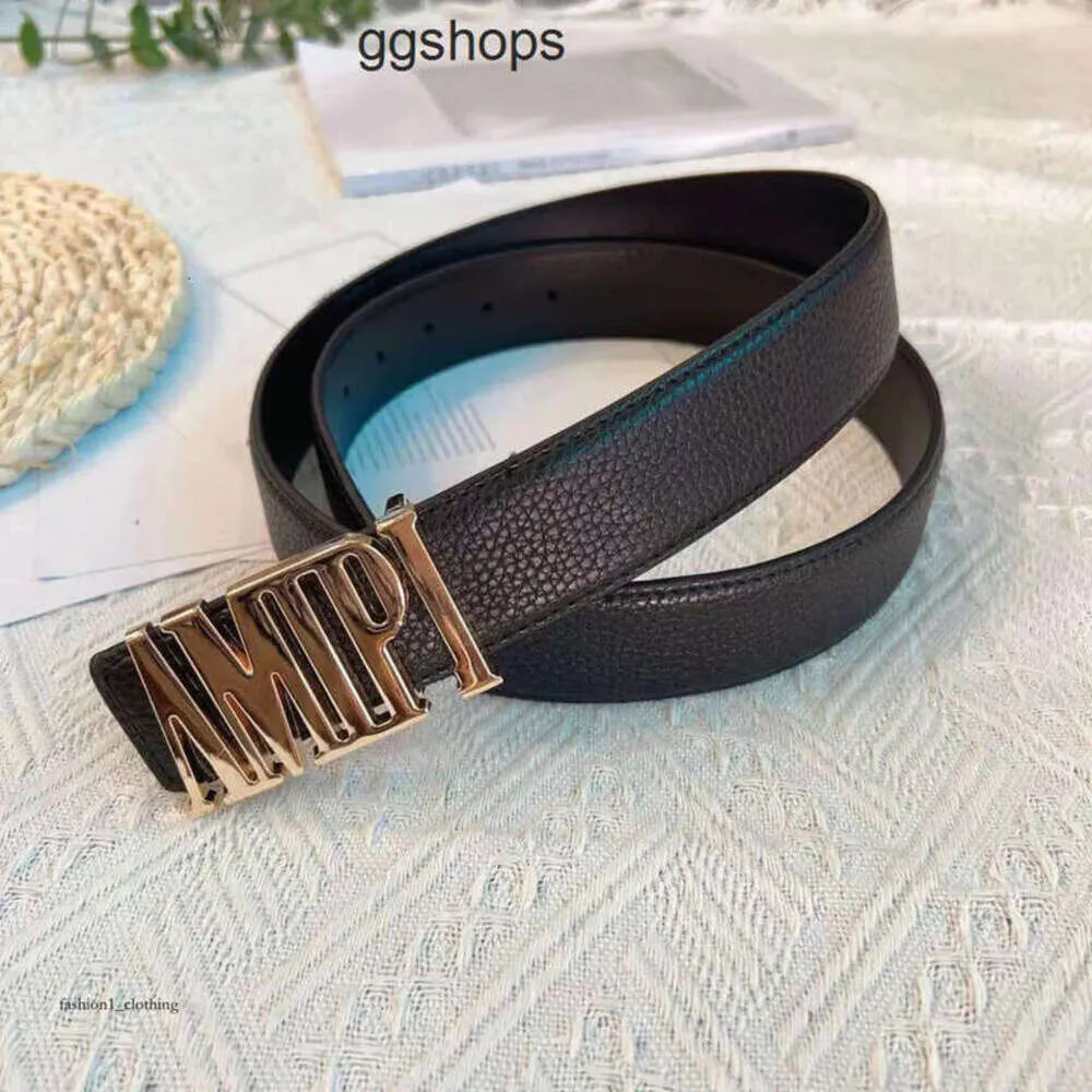 Driver Belts amirliness Gift Buckle Truck Solid 38cm Amirs Color Amis Casual Classic Designer Pin 912 Mens Amirss Belt Belt Luxury Belt Width Fashion Letter 6SL