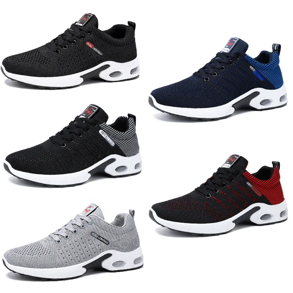 Chaussures de course légères à laçage pour hommes, baskets de sport tendance, respirantes, décontractées, nouvelle collection 2024, 21