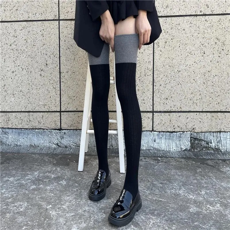 Frauen Socken Fabrik Herbst Winter Verschiedene Farben Über Knie Lange Ins Fashion Net Rot Stil Baumwolle Hohe Wade Weibliche jk