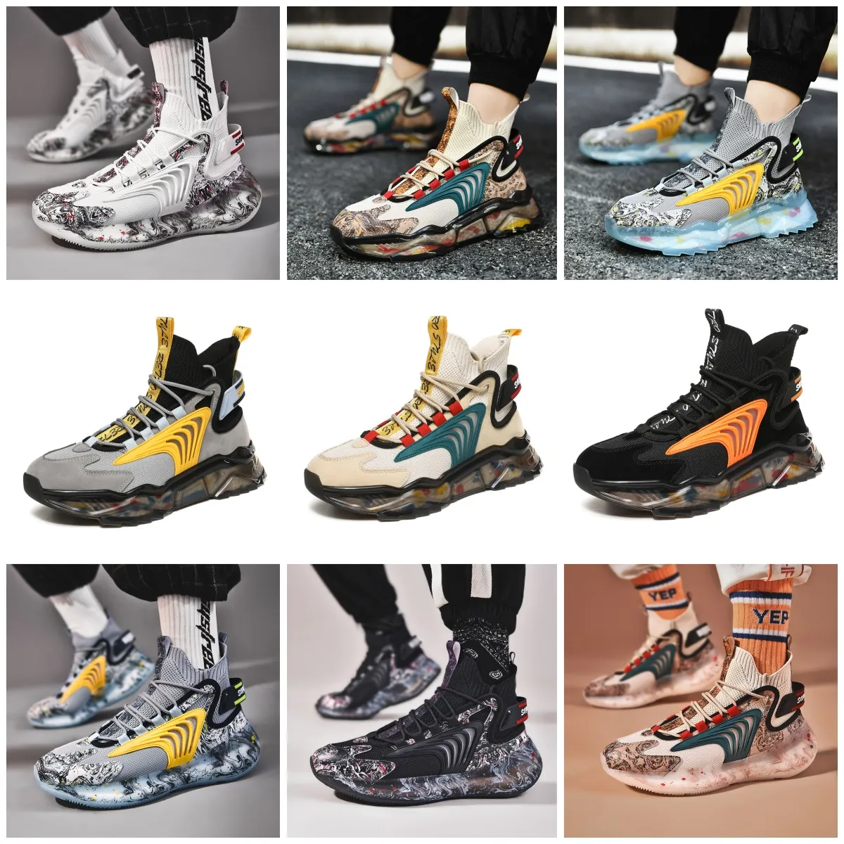 Chaussures de sport GAI Outdoors Mans Shoes Nouvelles chaussures de sport de randonnée antidérapantes résistantes à l'usure chaussures d'entraînement de randonnée chaussures de haute qualité pour hommes Sneaker softy confort ventiler