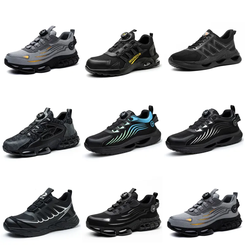 Zapatillas para correr GAI siete hombres mujeres triple negro blanco gris azul oscuro zapatillas deportivas cómodos zapatos transpirables de malla