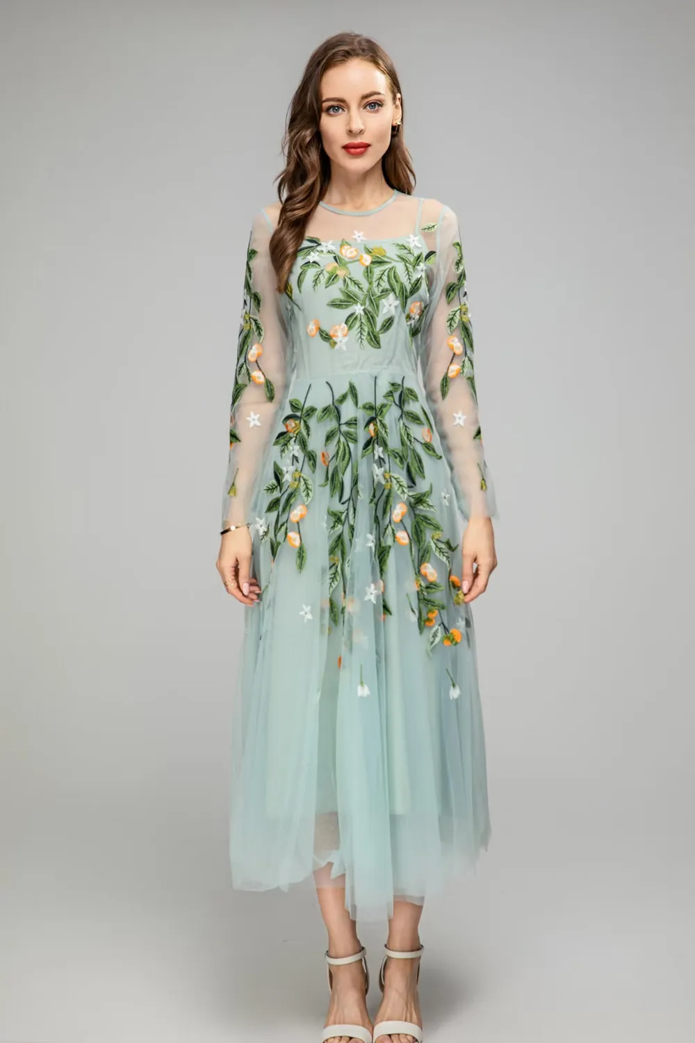 sachin and babi light blue dress Robin Dress in Embroidered Eyelet White XL / Embroidered Eyelet White main image 1