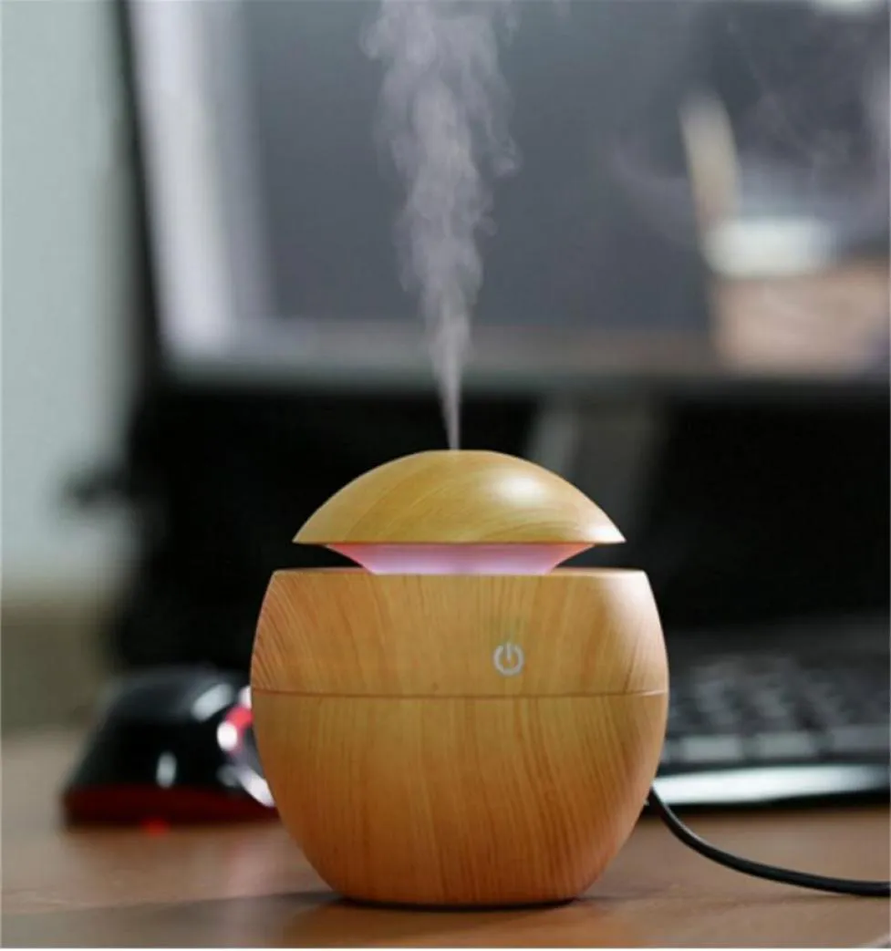 Essential Oil Diffuser 120 ml Luftfuktare AROM LAMP Aromaterapi USB Ultrasonic Arom Diffuser Mist Maker 4008694