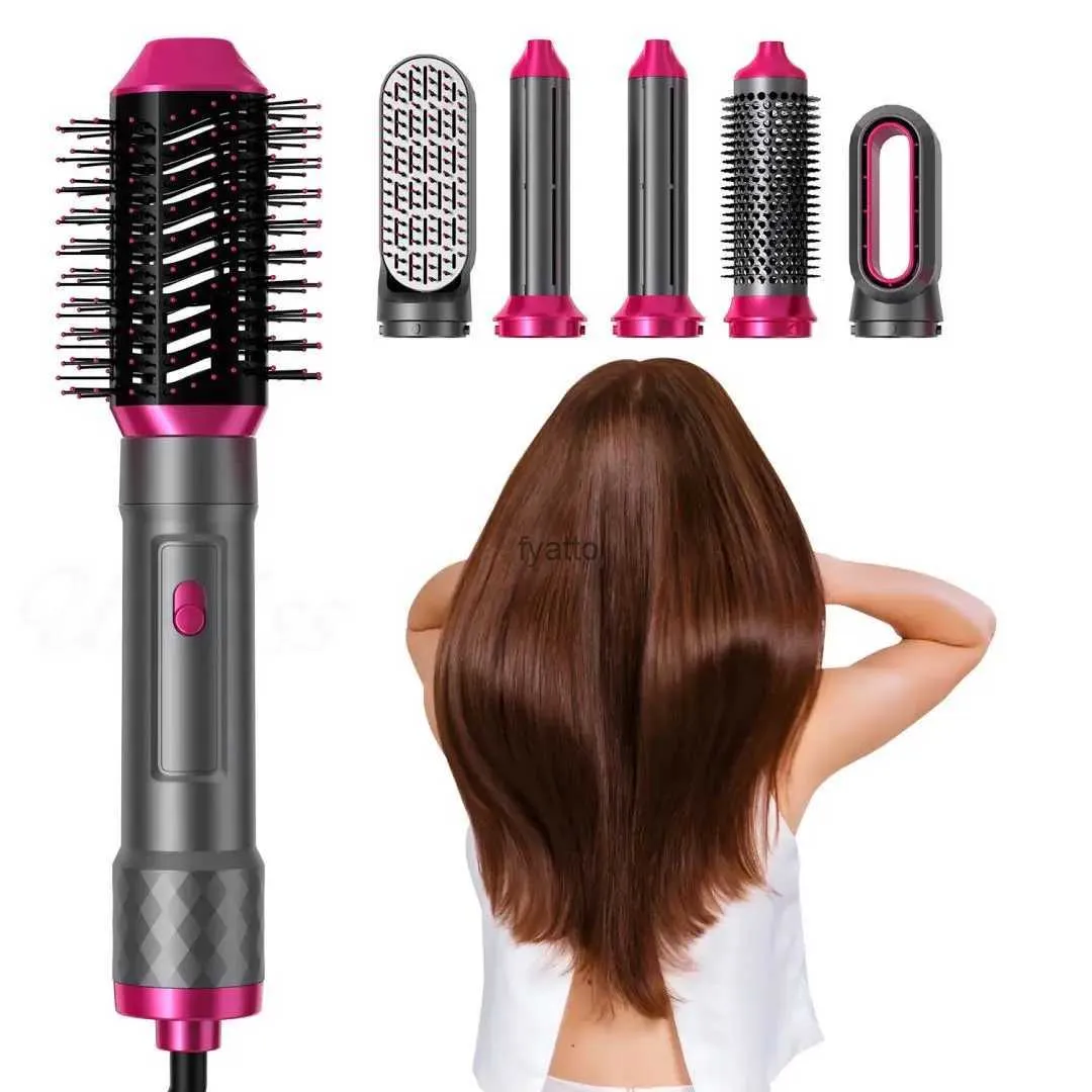 Autres appareils Sèche-cheveux 5 en 1 Air chaud Styler Peigne Sèche-cheveux Sèche-cheveux électrique Fer à friser Chauffage Lisseur Ondulé StylingH2435