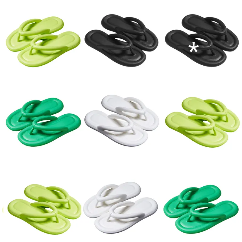 Zomer nieuw product slippers ontwerper voor dames schoenen Wit Zwart Groen comfortabel Flip flop pantoffel sandalen fashion-051 dames platte slides GAI outdoor schoenen