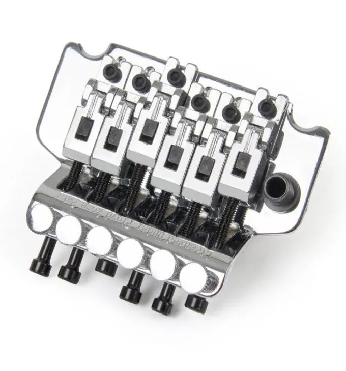 Krom Floyd Rose Çift Kilitli Tremolo Sistem Köprüsü Elektro Gitar Parçaları için5947482