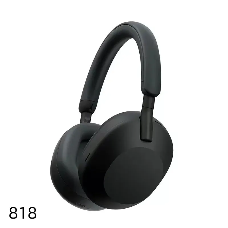 2024 trend for Sony WH-1000XM5 Headband Black Bluetooth Earphones True stereo Wireless Headphones Wholesale factory smart HD 818DD