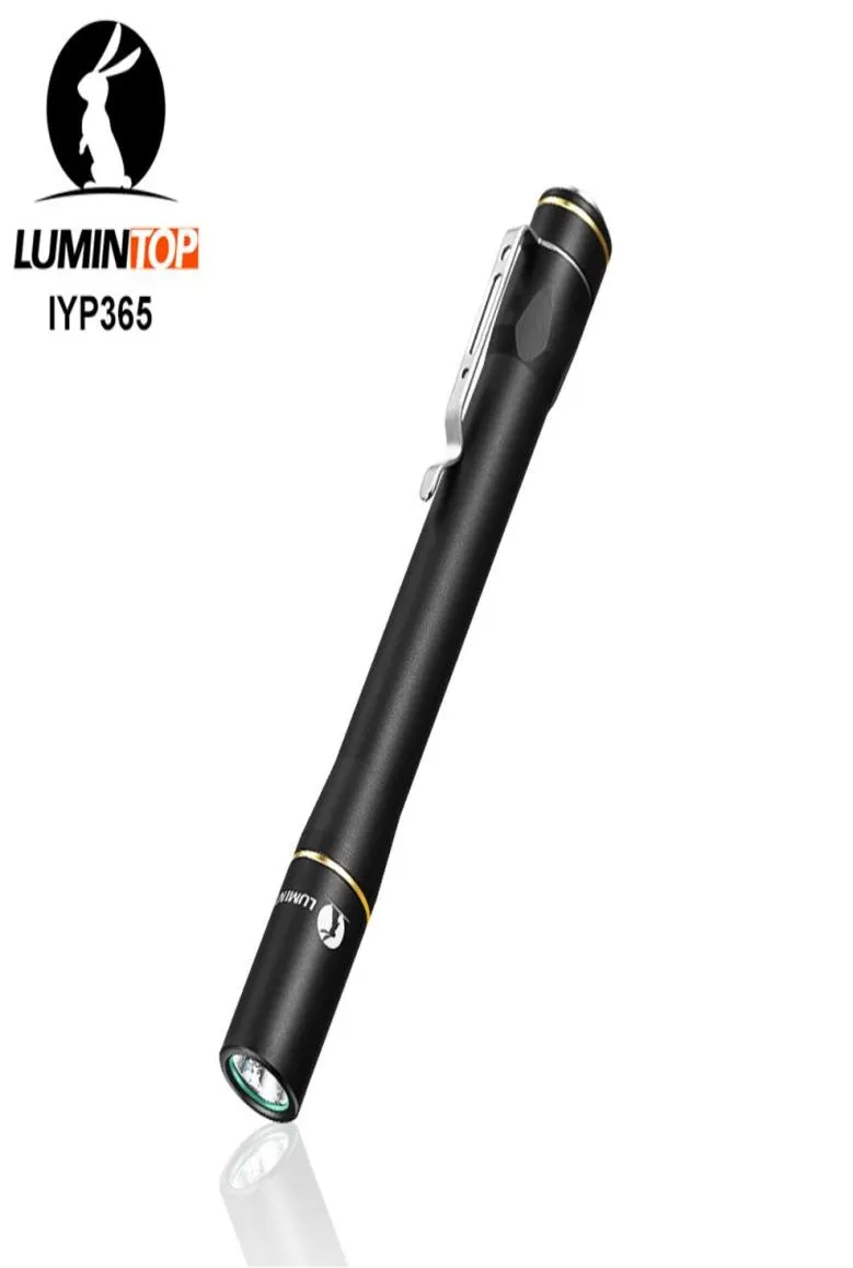 LUMINTOP IYP365 Penlight 200 lumen Nichia LED IP8 Impermeabile 3 modalità torcia a penna sottile alimentata da batteria 2AAA per uso medico 2014510309