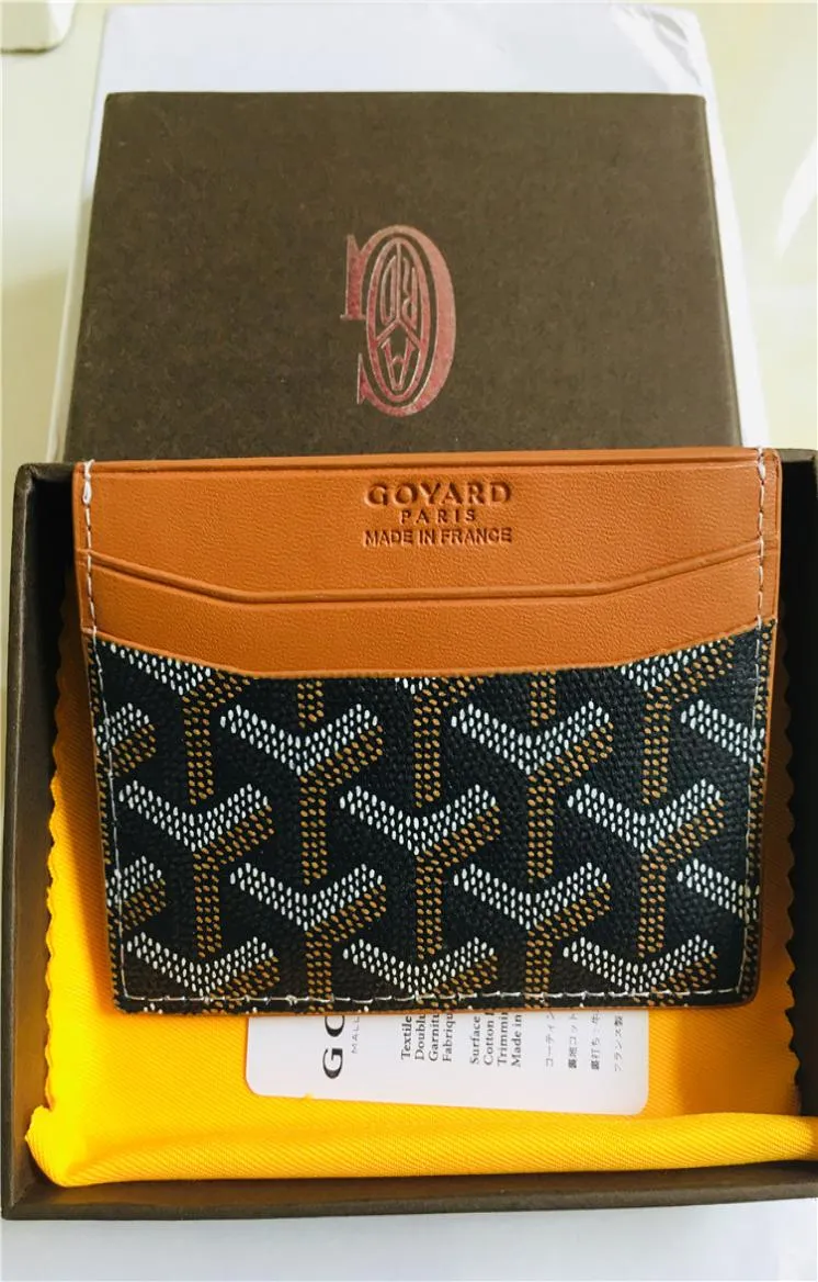 Top Quality Y Dot Designer Classic Luxury Famous Men Women Gy Credit Card Holder Coated Canvas With Real Leather Pocket Mini Wall8726600