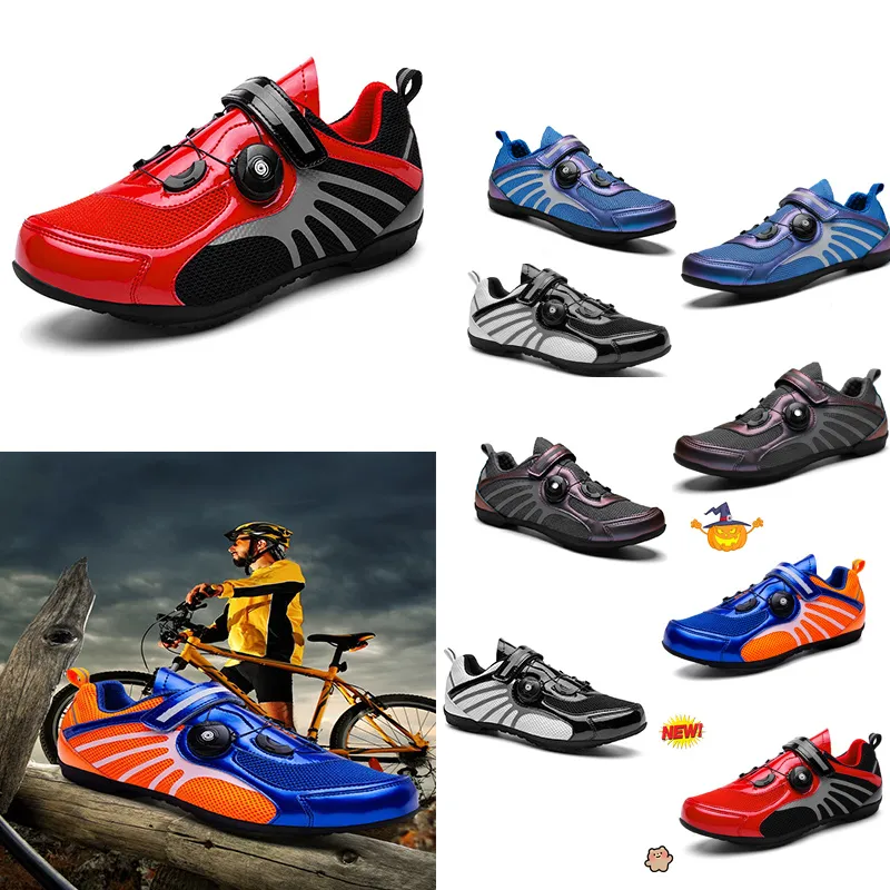 Bike Men Sports Shoes Road Dirt Flat Speed Cycling Sneakers Flats Montain Bicycle Calzado SPD Shoecbc 92 S