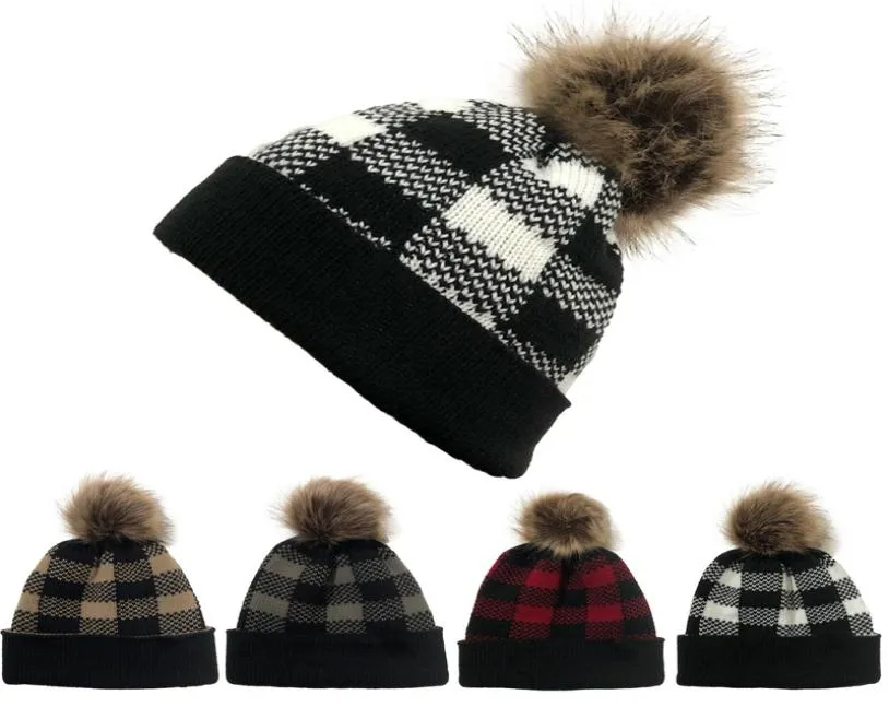 Erwachsene Dicke Warme Wintermütze Für Frauen Weiche Stretch Zopfmuster Gestrickte Pom Poms Beanies Hüte Damen Skullies Beani Girl Ski Cap Beanie 5826639