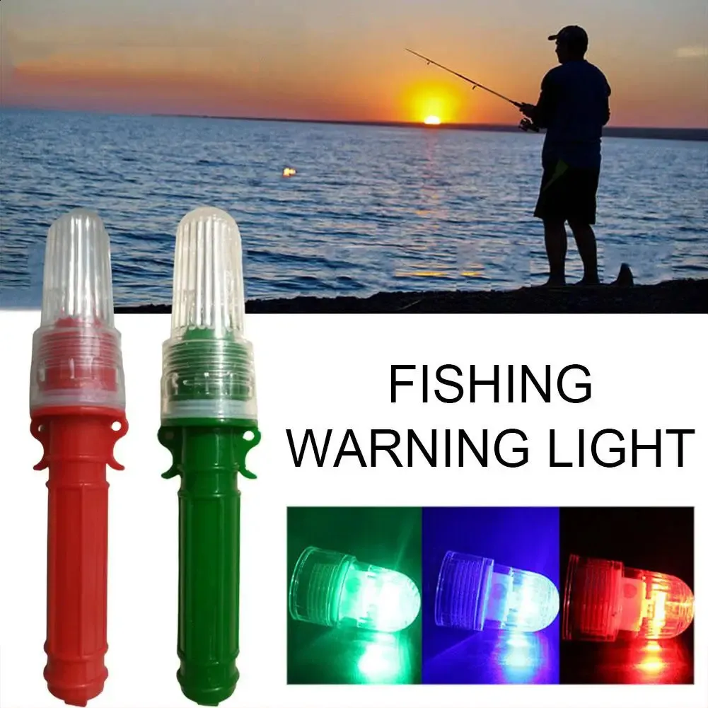 10 PC lumière de pêche double couleur phare indicateur signal lumineux appât accessoire bouée sous-marine pêche lumière U4D7 240305