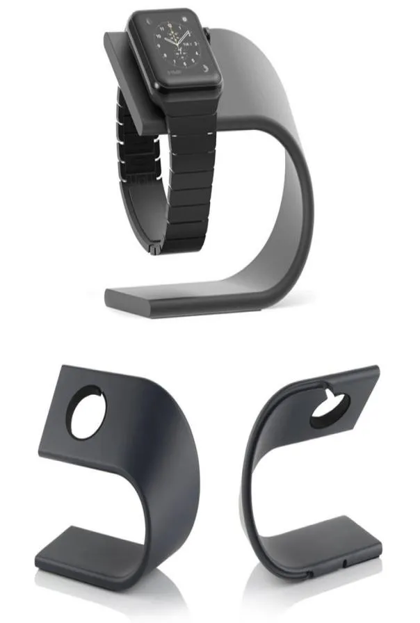 U Typ Aluminiumlegering Charger Charging Holder Stand Dock Station Bracket för Apple Watch Series 1 2 3 4 Metal Desk Holder Stand CR8775756