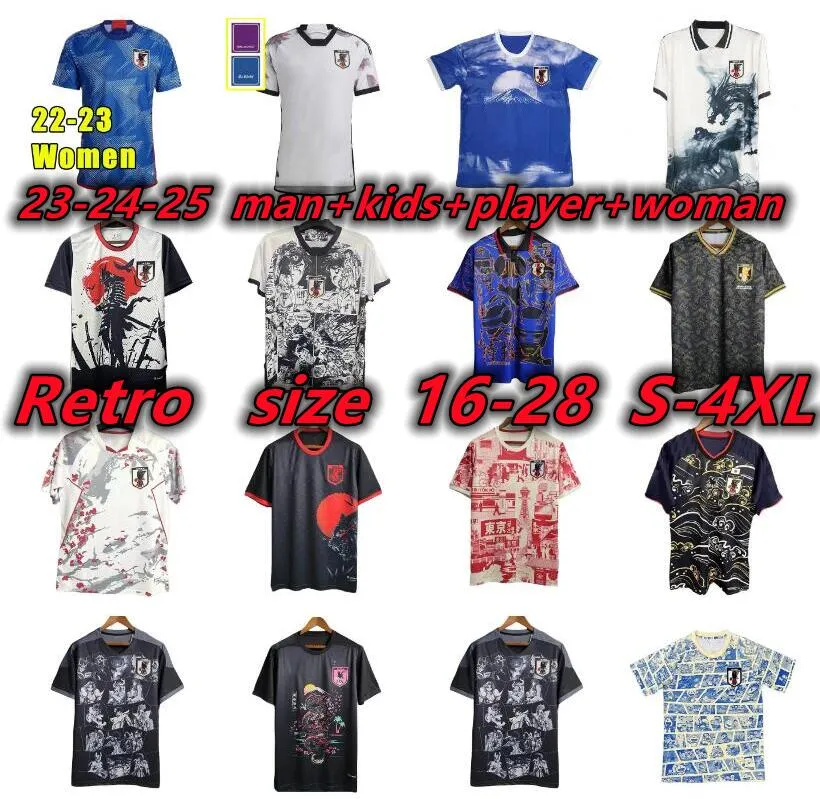 2023 2024 2025 Copa Futebol Jerseys Cartoon Fãs Jogador Versão ISAGI ATOM TSUBASA MINAMINO HINATA DOAN KUBO MITOMA 22 23 24 25 Japonês S-4XL